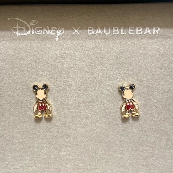 NWT Disney x Baublebar Mickey Mouse Earrings - Picture 1 of 1